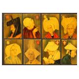 France 1940s Postcards Andre Stefan Caricature Pos