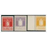 Greenland Parcel Post Stamps #Q6a, Q10, Q CV $225