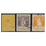 Greenland Parcel Post Stamps #Q2, Q7, Q8 U CV $350