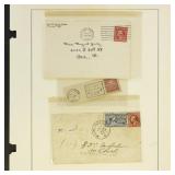 US Postal History, mostly 19th Century including s
