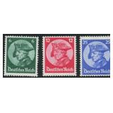 Germany Stamps #398-400 Mint NH 1933 set CV $246