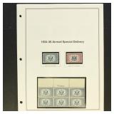 US Stamps 1885-1936 Special Delivery and Airmail S