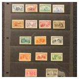 US Stamps #230P4-245P4 Columbian Exposition Proofs