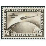 Germany Stamps #C42 Mint Hinged Polarfahrt Zeppeli