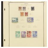 Burma Stamps Collection on Pages, mint hinged and