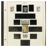 Sri Lanka/Ceylon Stamps Collection on album pages,