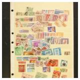 Nepal Stamps Accumulation on pages, glassines, etc
