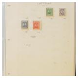 India States Stamps on Pages with identification a
