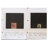 India & States Stamps on Dealer Pages, Mint and Us