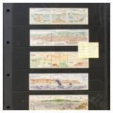 Worldwide Stamps on Pages, many with identificatio