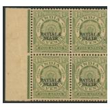 India Patiala State Revenue Stamp K&M #175 CV $160