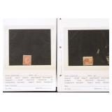 Canada Stamps 1850s-1880s Mint & Used on dealer pa