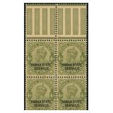 India Nabha State Stamps #O36 Mint NH CV $140