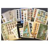 US Stamps FACE VALUE $332.89 Mint NH Sheets & Pane