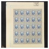 Luxembourg Stamps #63a Mint NH Sheet of 25, small