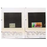 Gibraltar Stamps on Dealer Pages, Mint and Used wi