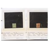 Jamaica Stamps on Dealer Pages, Mint and Used with