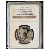2015-S U.S. Marshalls Service Commemorative Half D