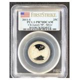 2011-S Washington Silver Quarter (Chickasaw NP) Gr