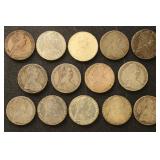 Austria Coins 14 Silver Austrian Thaler Restrikes,