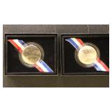 US Commemorative Silver Dollars and Clad Halves, 2