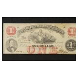 1862 VA Obsolete Currency $1 Treasury Note VT03-13