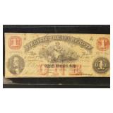 1862 VA Obsolete Currency $1 Treasury Note VT03-12