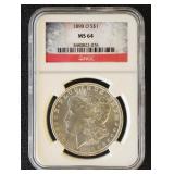1898-O Morgan Silver Dollar Graded MS64 by NGC