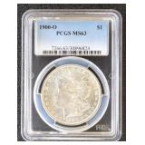 1900-O Morgan Silver Dollar Graded MS63 by PCGS