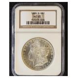 1880-S Morgan Silver Dollar Graded MS63 by NGC