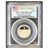 2011-S Washington Silver Quarter (Gettysburg NP) G