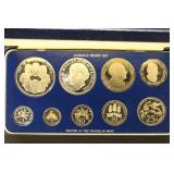 Jamaica Coins 1978 Proof Set in original case with