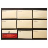 US Coins 30 Mint Sets 1974//1987 with duplication,