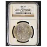 1887 Morgan Silver Dollar Olate Dollar Hoard from