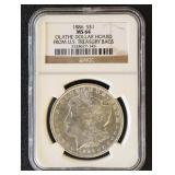 1886 Morgan Silver Dollar Olate Dollar Hoard from