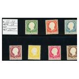 Iceland Stamps #92-98 Mint Hinged 1912 Set CV $334