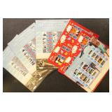 Great Britain Stamp Sheets FACE VALUE ï¿½522 includi