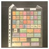 US Stamps #803-834, 839-851 Pairs, and #832g, used