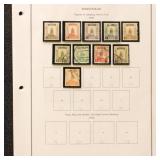 Manchuokuo Stamps Used & Mint collection on pages,