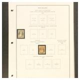 New Zealand Stamps 1850s-1890s Collection in mixed