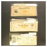 US Revenue Stamped Paper, Checks & Warrants collec