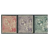 Monaco Stamps #27-29 Mint Hinged CV $322