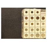 Great Britain Coins Collection on pages in dealer