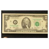 US Paper Money 2003 2 Bills Star Notes