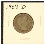 US Coins 1909-D,1915,1915-D,1916,1916-D Quarter -