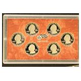 US Coins 2009 Proof Set - Quarters (6 coins) SILVE
