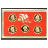 US Coins 2008 Proof Set - Quarters (5 coins) SILVE