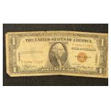 US Paper Money 1935-A 1 Silver Certificate - 2 bil