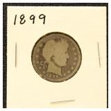 US Coins 1899,1909,1915,1915-D,1916-D Quarter - Ba