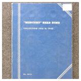 US Coins 1916-1945 Dime - Mercury Album (71 coins)
